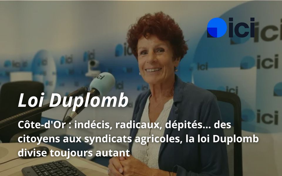Côte-d'Or : indécis, radicaux, dépités... des citoyens aux syndicats agricoles, la loi Duplomb divise toujours autant