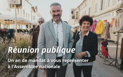 Un an de mandat à vous représenter : bilan et perspectives