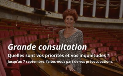 Votre députée vous consulte, prenez la parole !