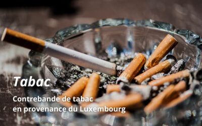 Contrebande de tabac en provenance du Luxembourg
