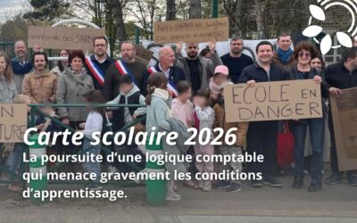 Carte scolaire 2026 : la poursuite d’une logique comptable qui menace gravement les conditions d’apprentissage