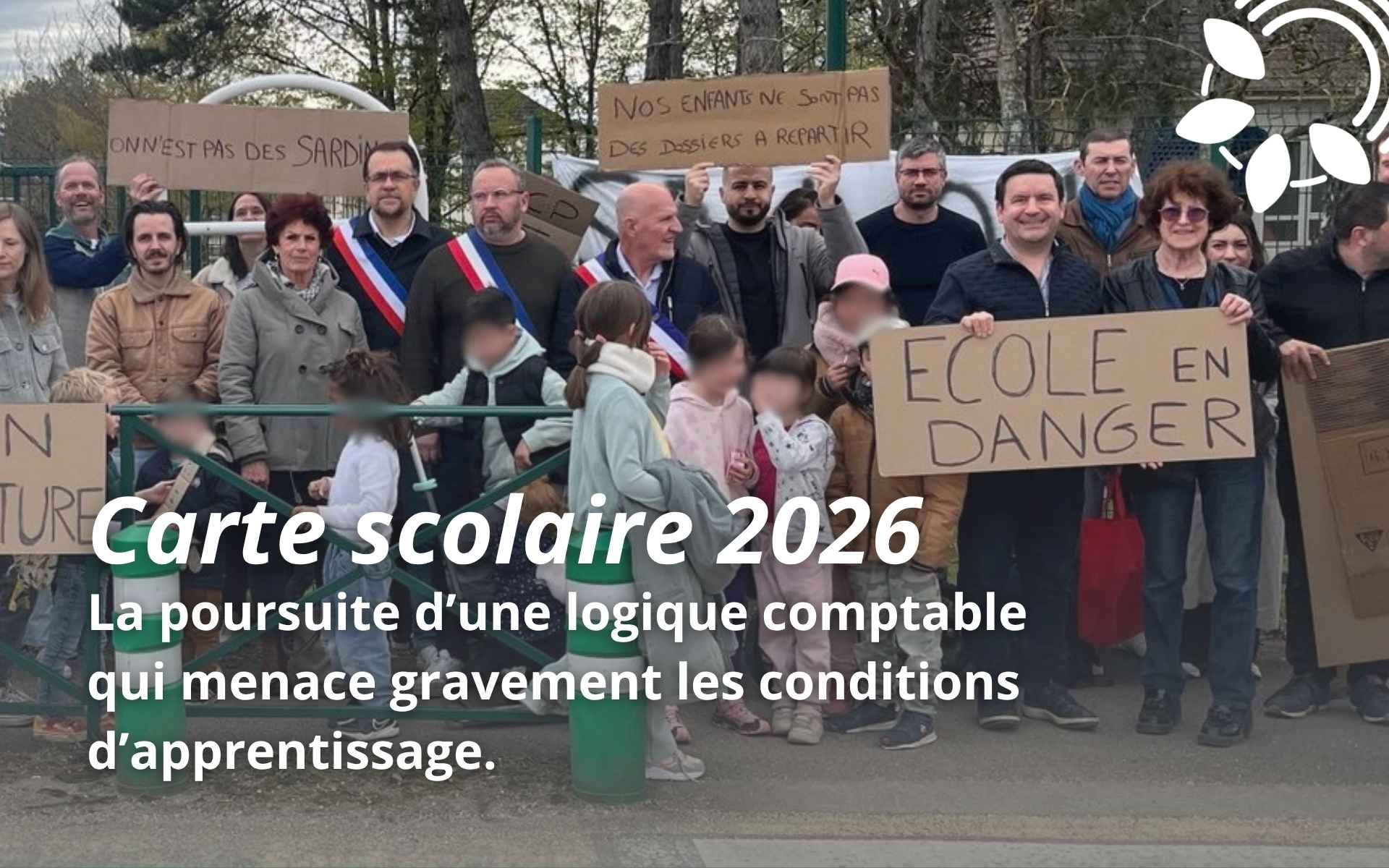 Carte scolaire 2026 : la poursuite d’une logique comptable qui menace gravement les conditions d’apprentissage