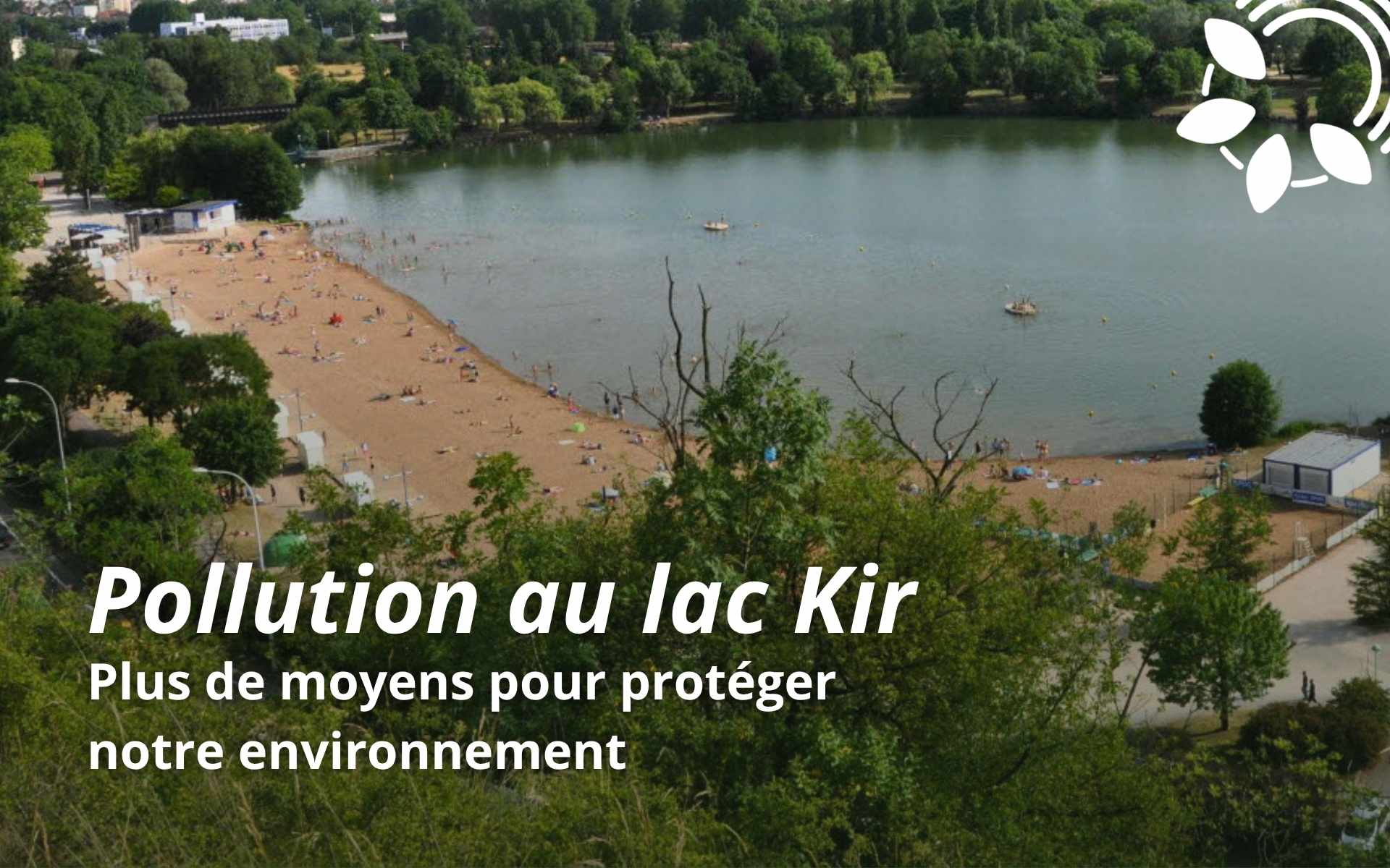 Pollution au lac Kir