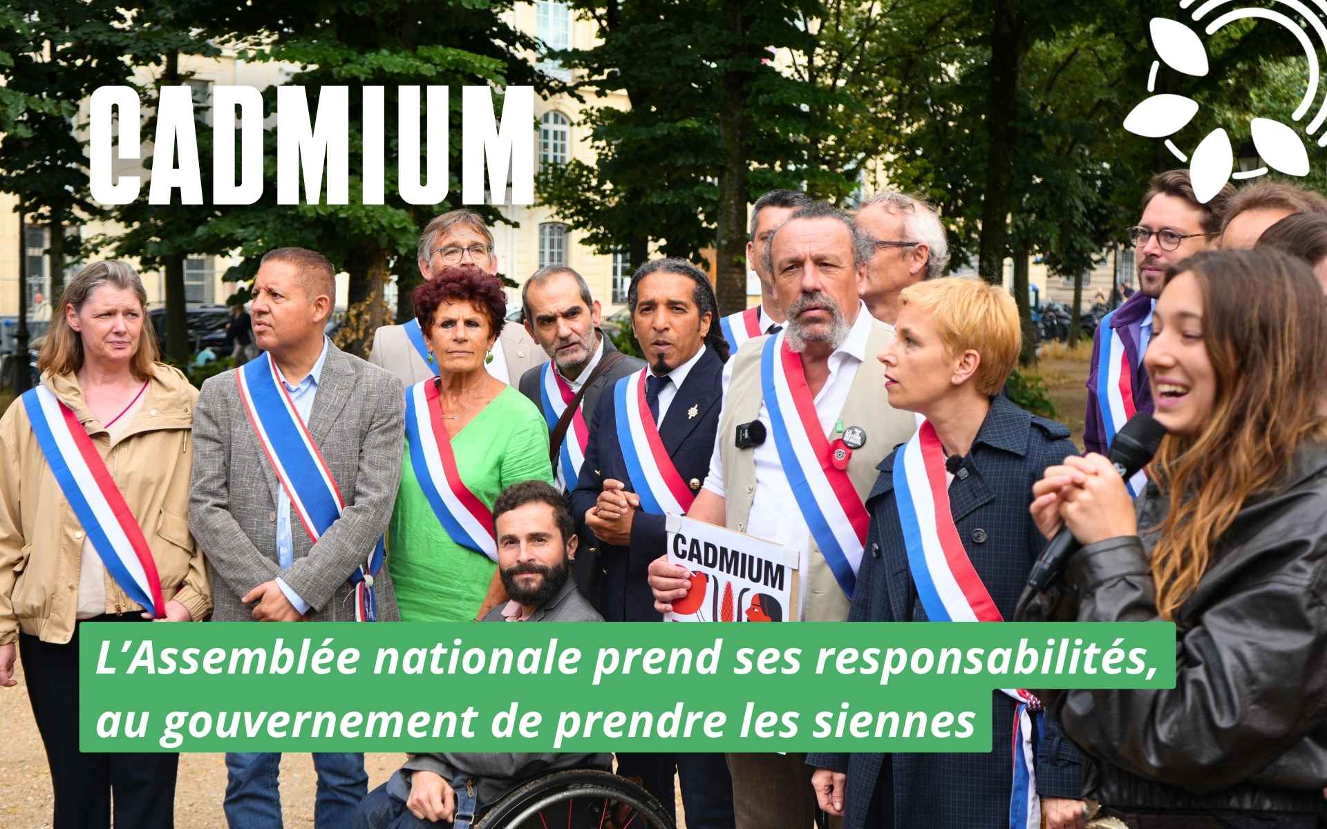 Cadmium : l’Assemblée prend ses responsabilités, au gouvernement de prendre les siennes